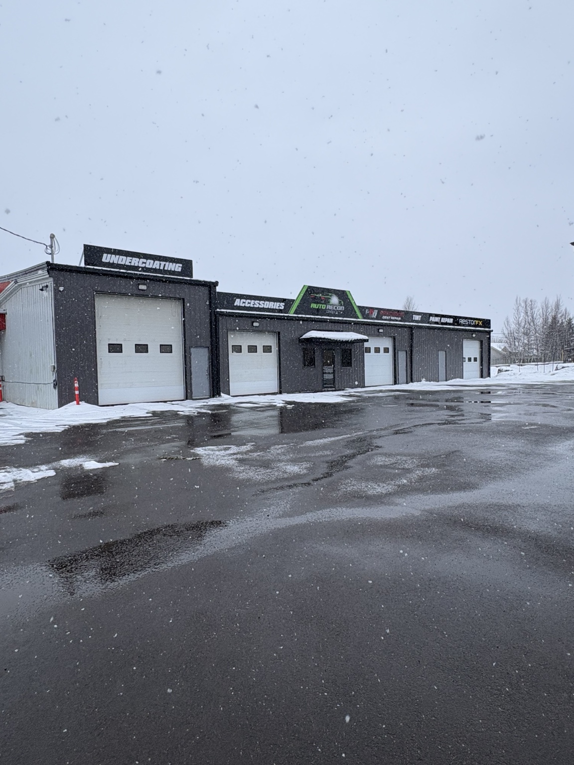 AUTO RECON 360 undercoating shop in Moncton during winter